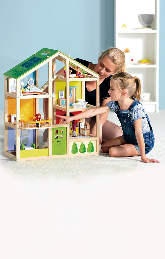 Hape all sale seasons dolls house