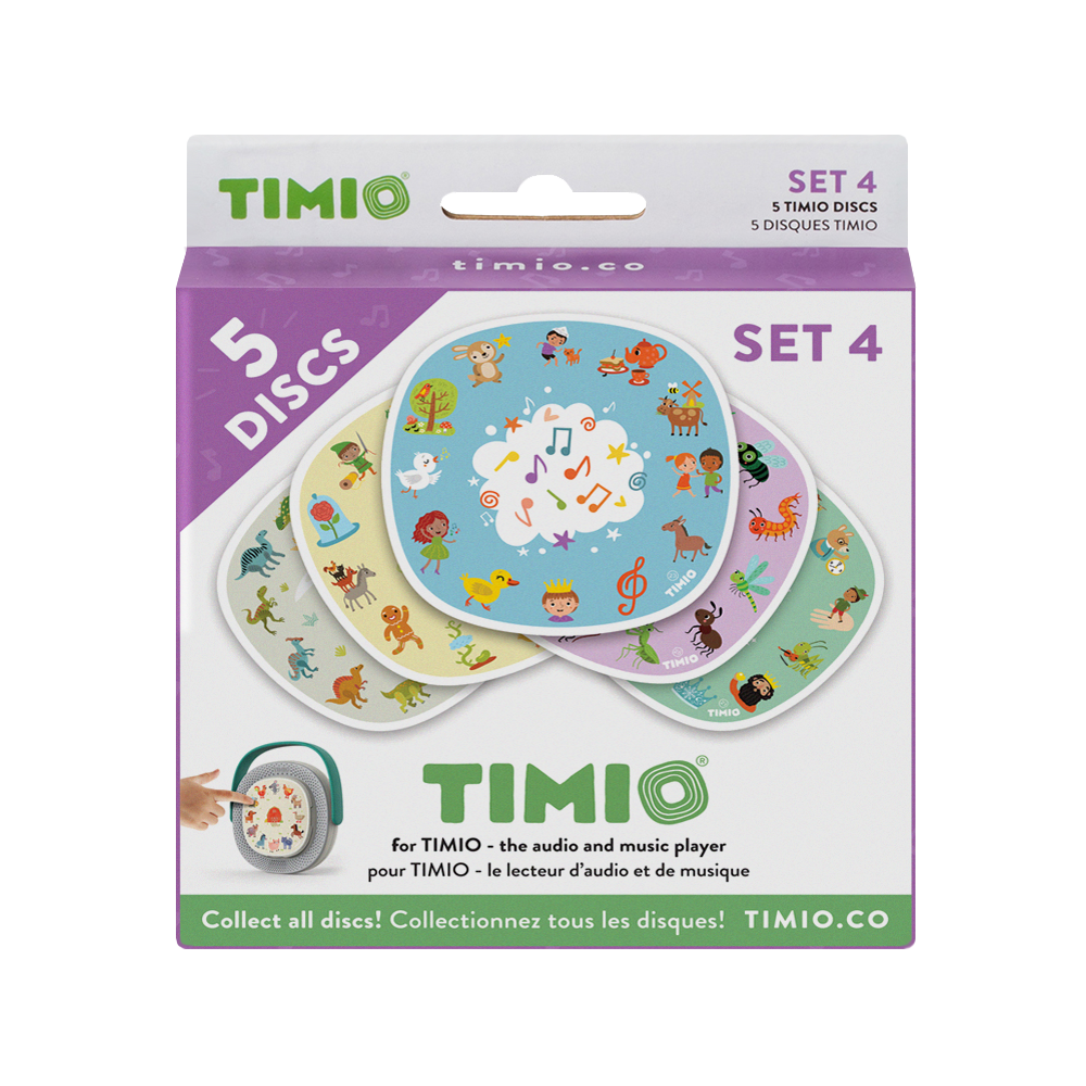 set 1: 5 timio discs