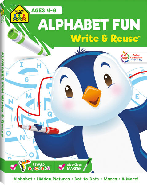 Alphabet Fun Write & Re-Use