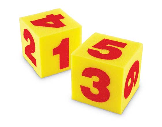 Giant Soft Numeral Cubes(2Pcs)