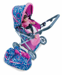 Doll Stroller W/Carry Cot